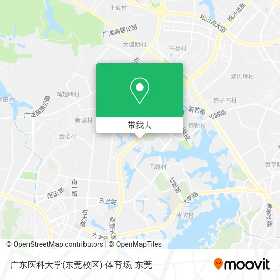 广东医科大学(东莞校区)-体育场地图