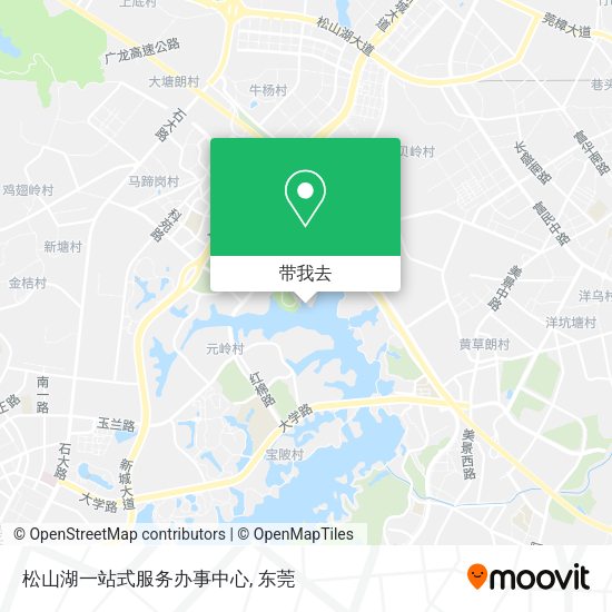 松山湖一站式服务办事中心地图