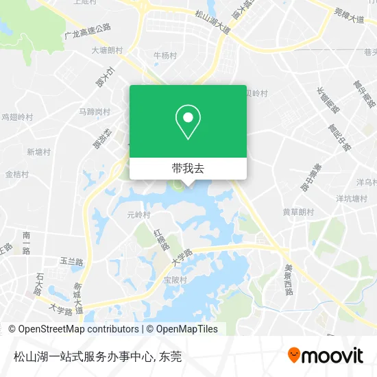 松山湖一站式服务办事中心地图