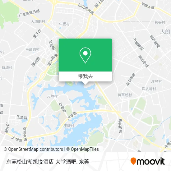 东莞松山湖凯悦酒店-大堂酒吧地图