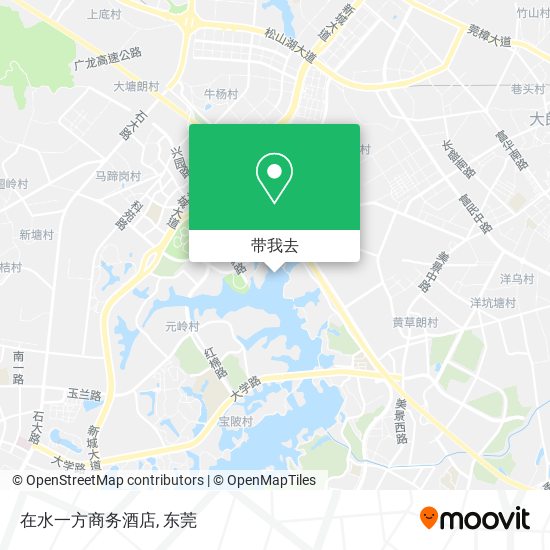 在水一方商务酒店地图