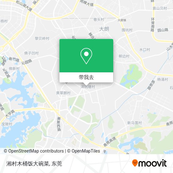 湘村木桶饭大碗菜地图