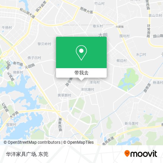 华洋家具广场地图