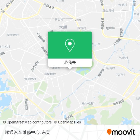 顺通汽车维修中心地图