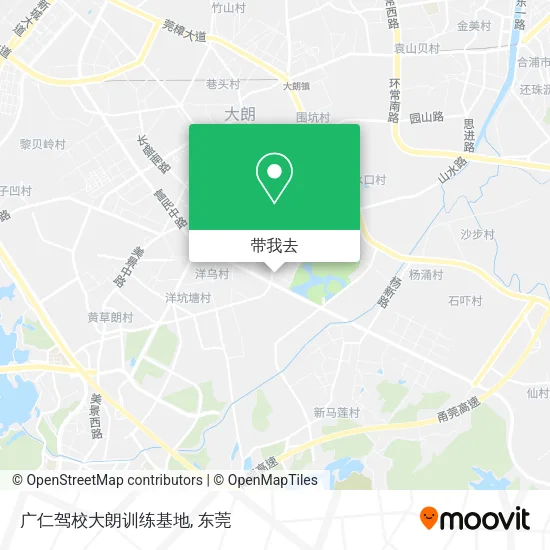 广仁驾校大朗训练基地地图