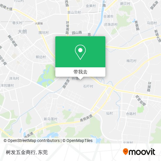 树发五金商行地图