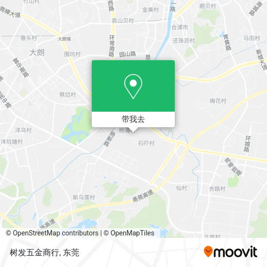 树发五金商行地图