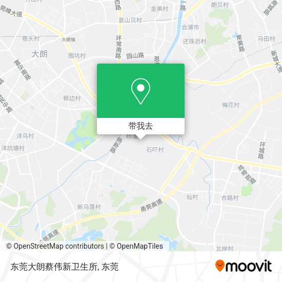 东莞大朗蔡伟新卫生所地图