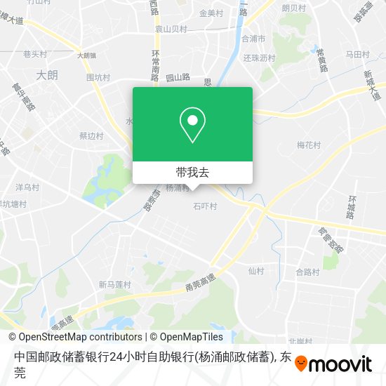 中国邮政储蓄银行24小时自助银行(杨涌邮政储蓄)地图