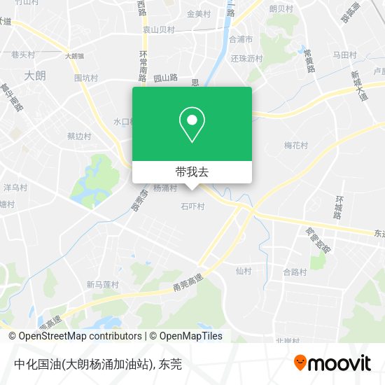 中化国油(大朗杨涌加油站)地图