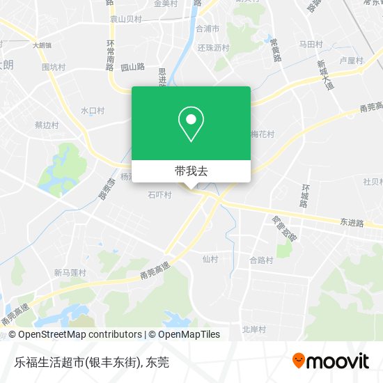 乐福生活超市(银丰东街)地图