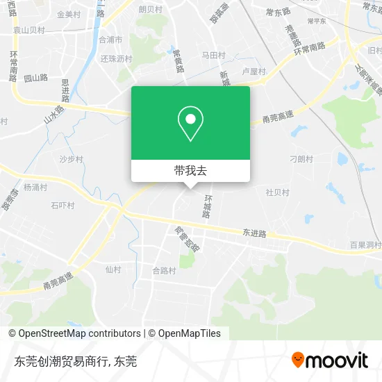 东莞创潮贸易商行地图