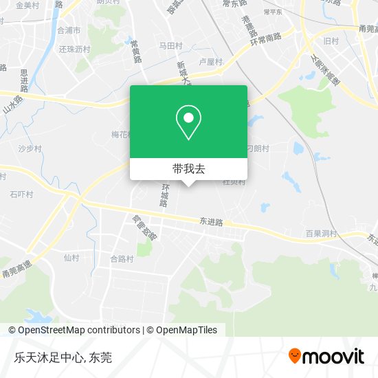乐天沐足中心地图