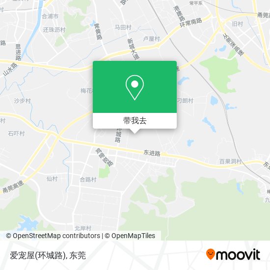 爱宠屋(环城路)地图