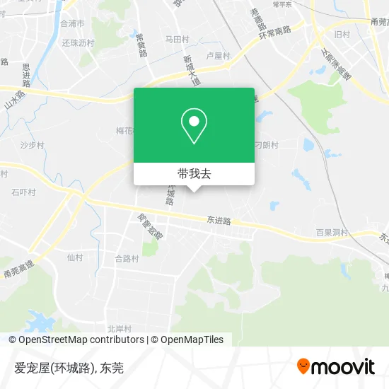 爱宠屋(环城路)地图