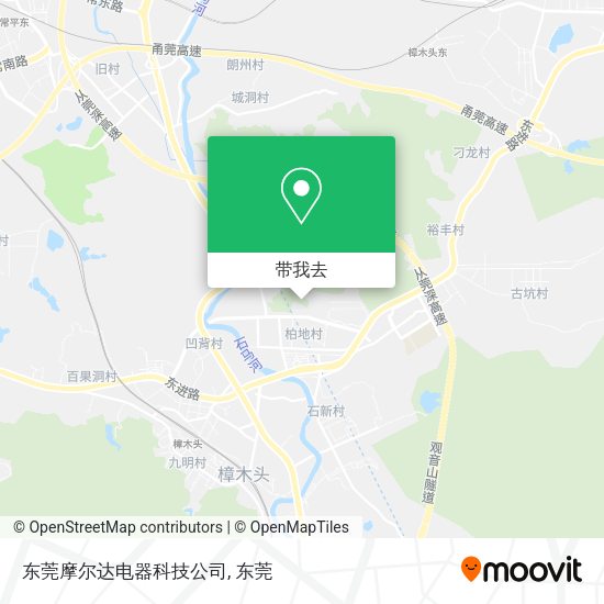 东莞摩尔达电器科技公司地图