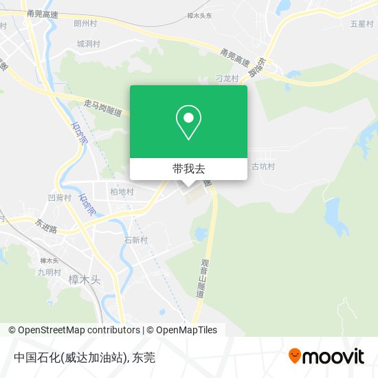 中国石化(威达加油站)地图