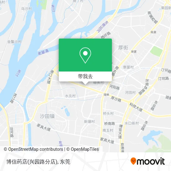 博信药店(兴园路分店)地图