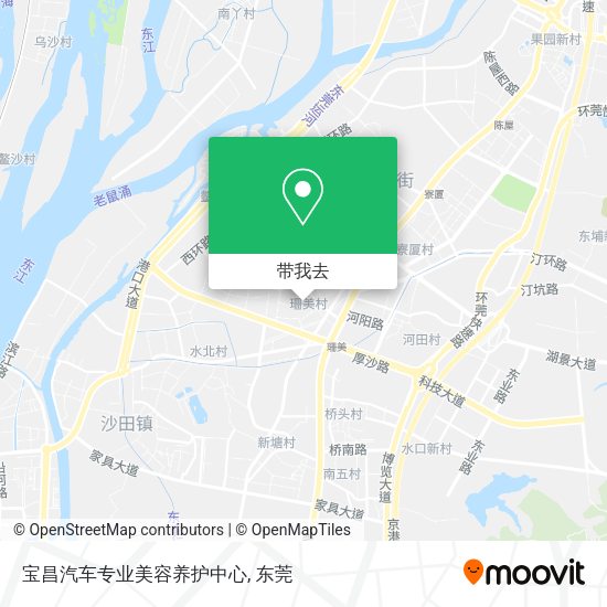 宝昌汽车专业美容养护中心地图