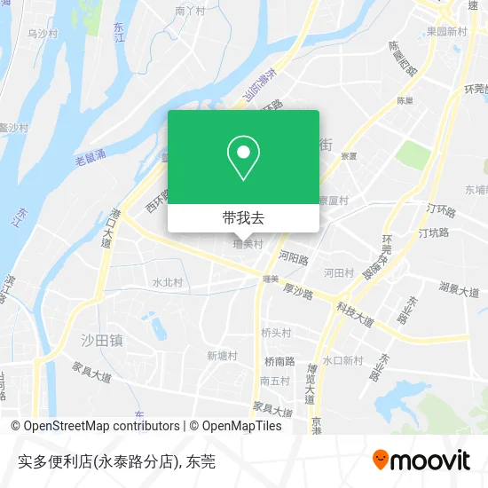 实多便利店(永泰路分店)地图