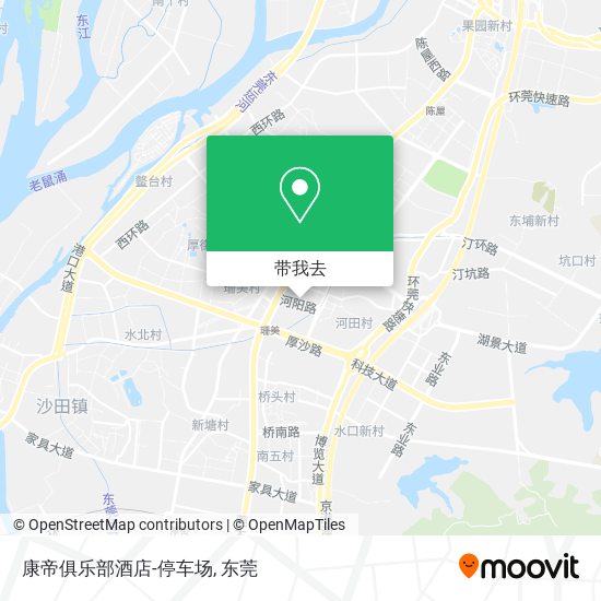 康帝俱乐部酒店-停车场地图