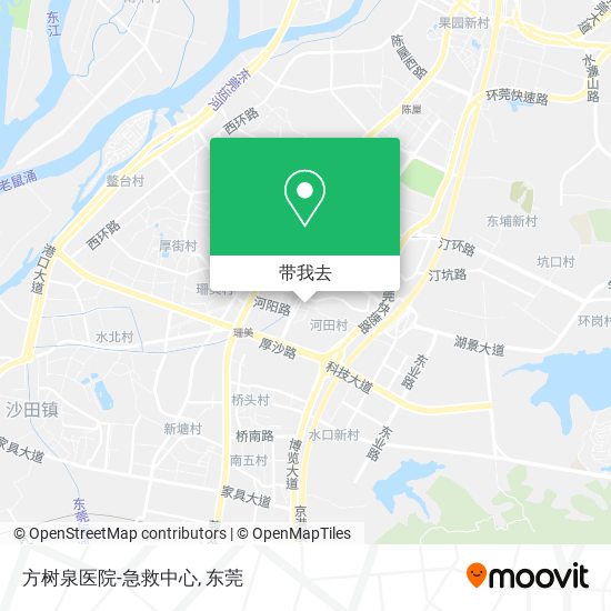 方树泉医院-急救中心地图