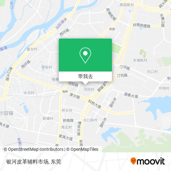 银河皮革辅料市场地图