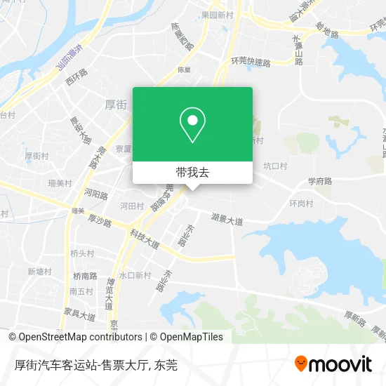 厚街汽车客运站-售票大厅地图