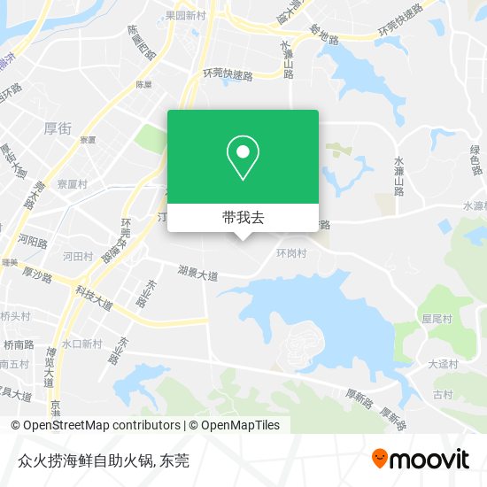 众火捞海鲜自助火锅地图