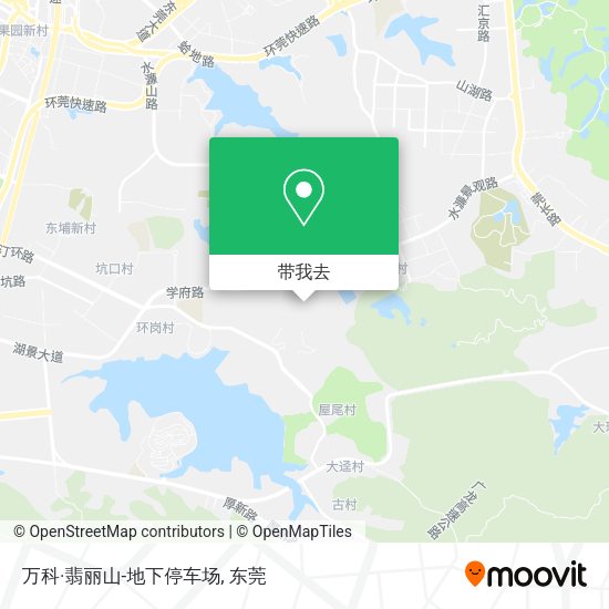 万科·翡丽山-地下停车场地图