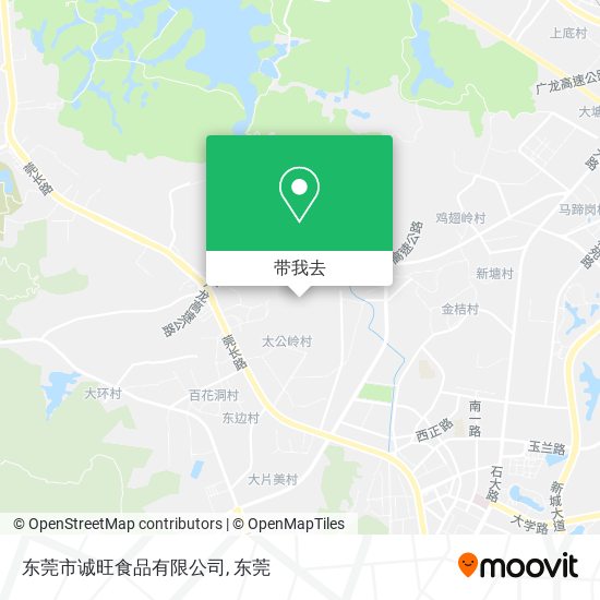 东莞市诚旺食品有限公司地图