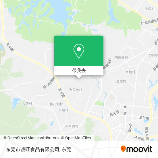 东莞市诚旺食品有限公司地图