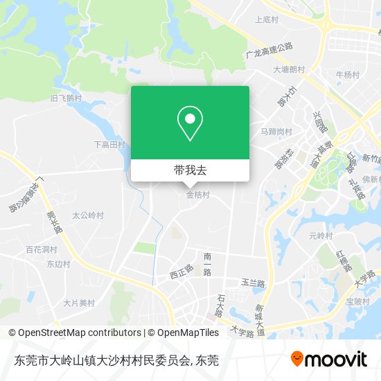东莞市大岭山镇大沙村村民委员会地图
