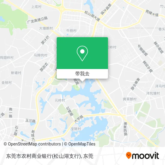 东莞市农村商业银行(松山湖支行)地图