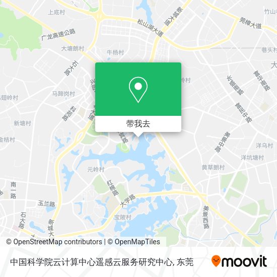 中国科学院云计算中心遥感云服务研究中心地图