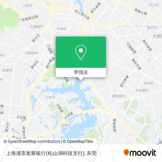 上海浦东发展银行(松山湖科技支行)地图