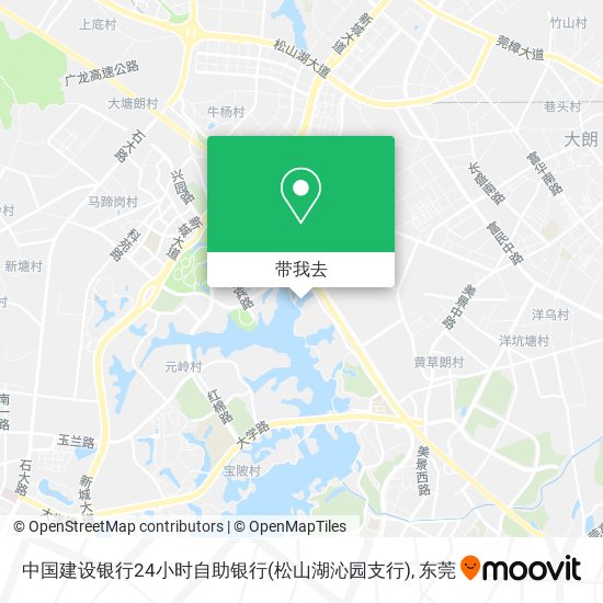 中国建设银行24小时自助银行(松山湖沁园支行)地图