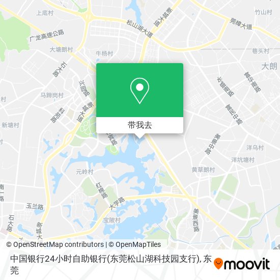 中国银行24小时自助银行(东莞松山湖科技园支行)地图