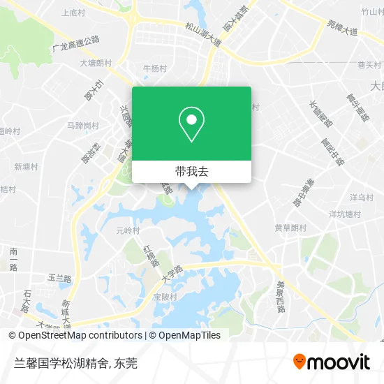 兰馨国学松湖精舍地图