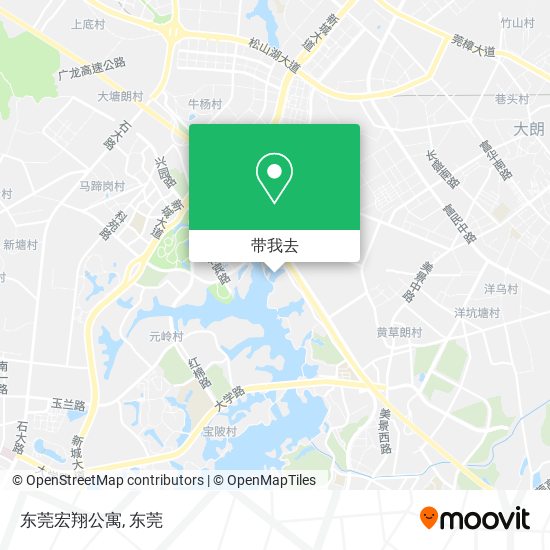 东莞宏翔公寓地图