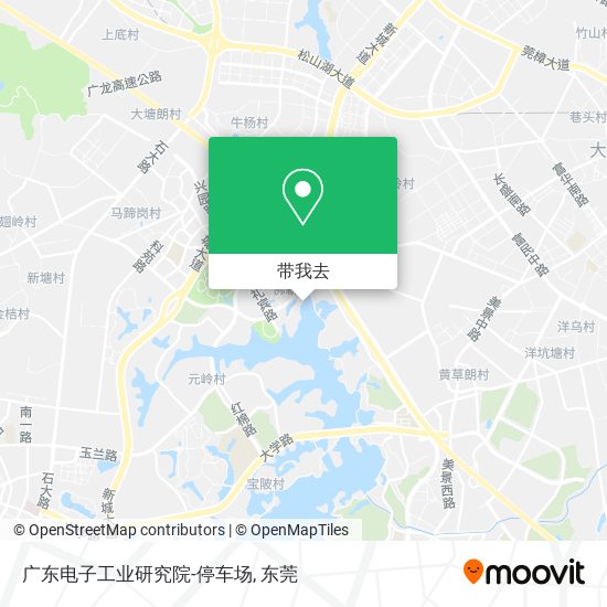 广东电子工业研究院-停车场地图