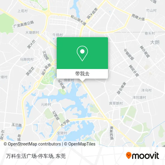 万科生活广场-停车场地图