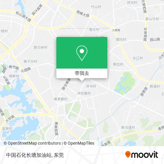 中国石化长塘加油站地图