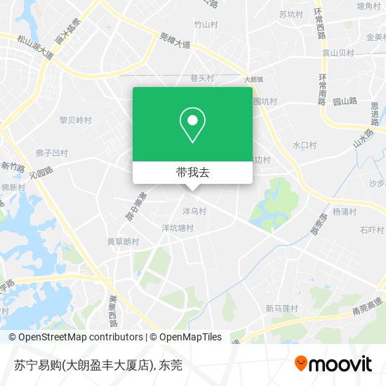 苏宁易购(大朗盈丰大厦店)地图