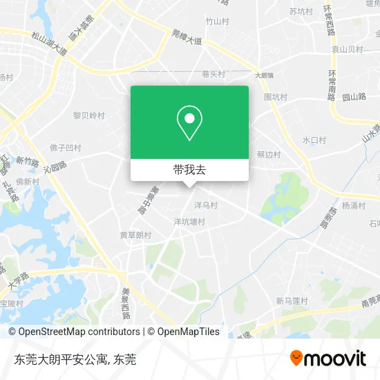 东莞大朗平安公寓地图
