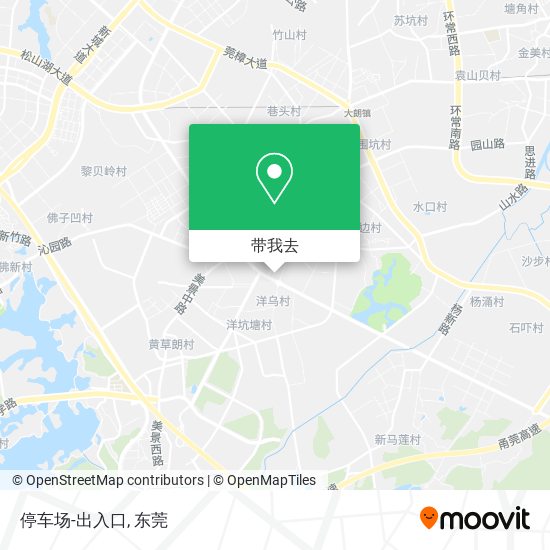 停车场-出入口地图