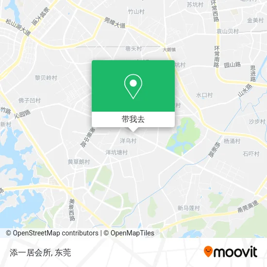 添一居会所地图