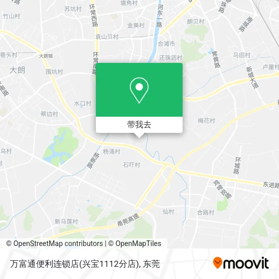 万富通便利连锁店(兴宝1112分店)地图