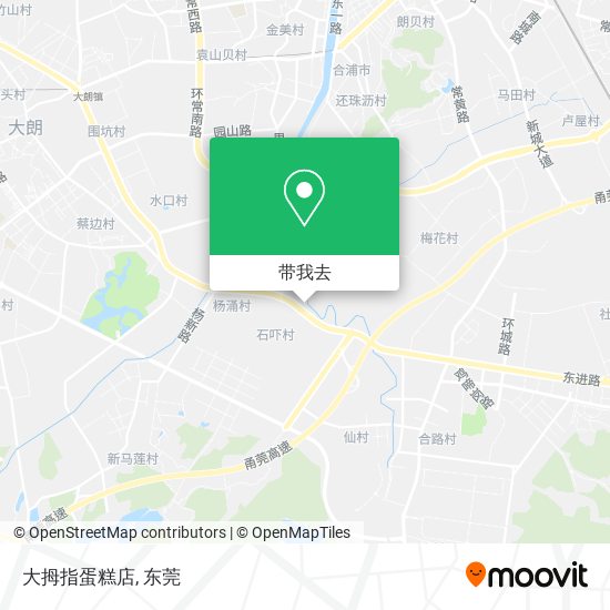 大拇指蛋糕店地图