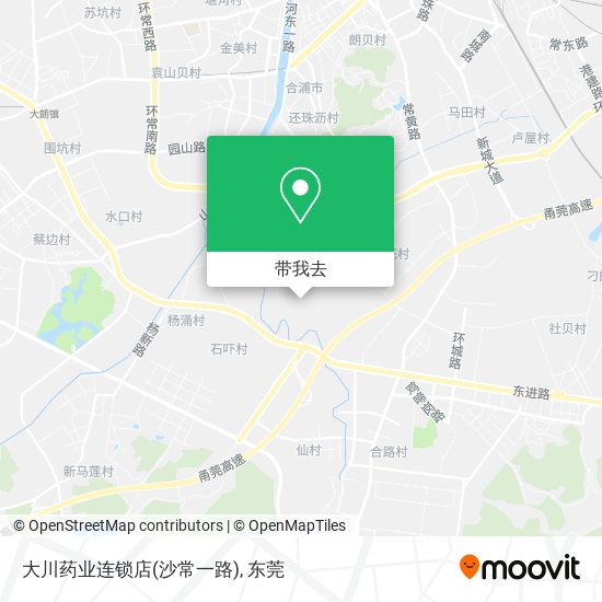 大川药业连锁店(沙常一路)地图